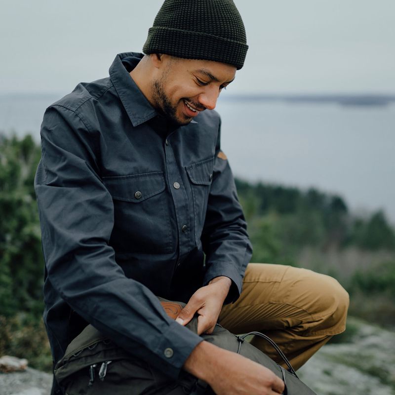 Férfi Fjällräven Singi Overshirt indigókék 3