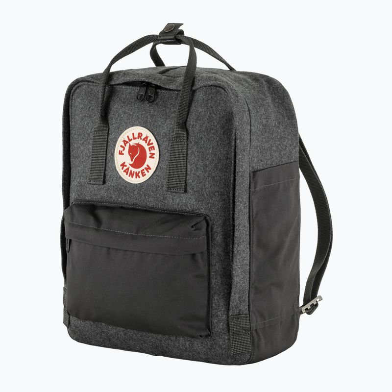 Fjällräven Kanken Re-Wool 16 l városi hátizsák, szürke 2