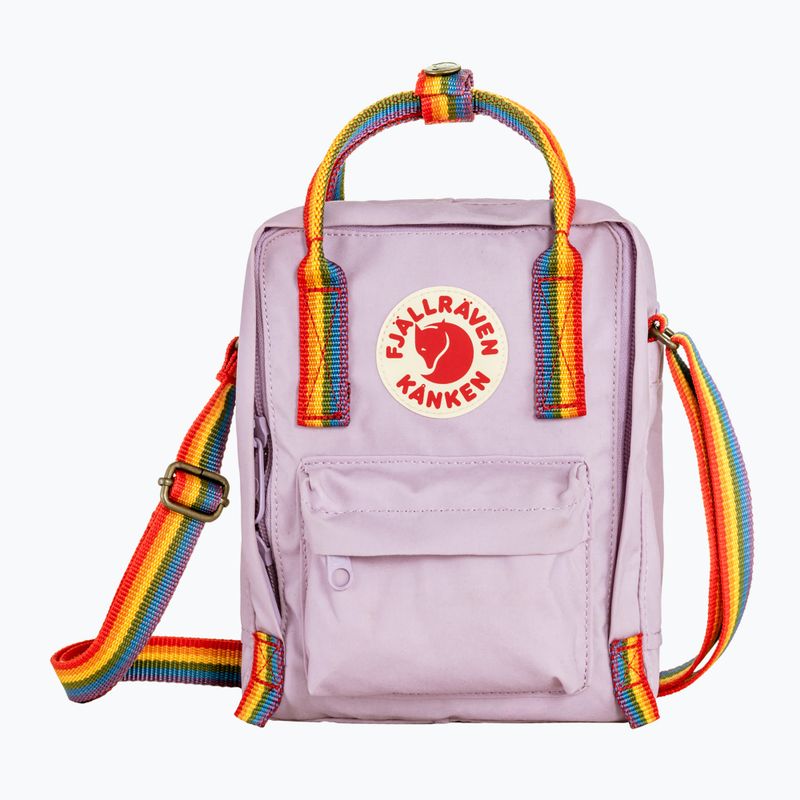 Fjällräven Kanken Rainbow Sling 2,5 l pasztell levendula/ szivárványszínű