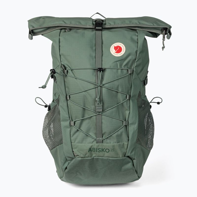 Fjällräven Abisko Hike Foldsack 25 l zöld F27222 trekking hátizsák