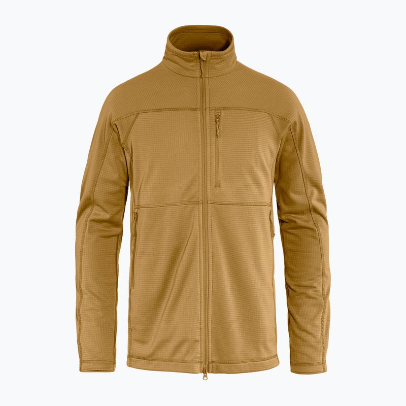 Fjällräven férfi Abisko Lite Fleece pulóver barna F86971