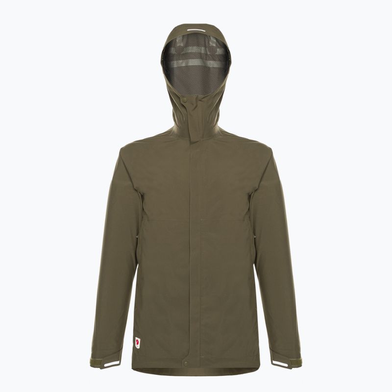 Férfi Fjällräven HC Hydratic Trail esőkabát zöld F86984