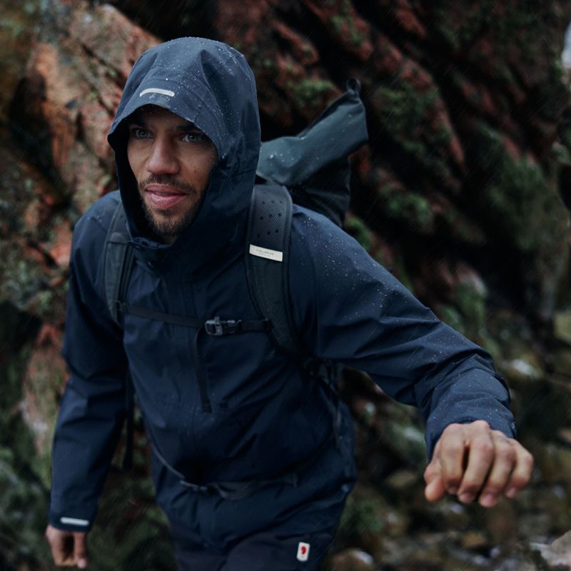 Férfi esőkabát  Fjällräven HC Hydratic Trail dark navy 6