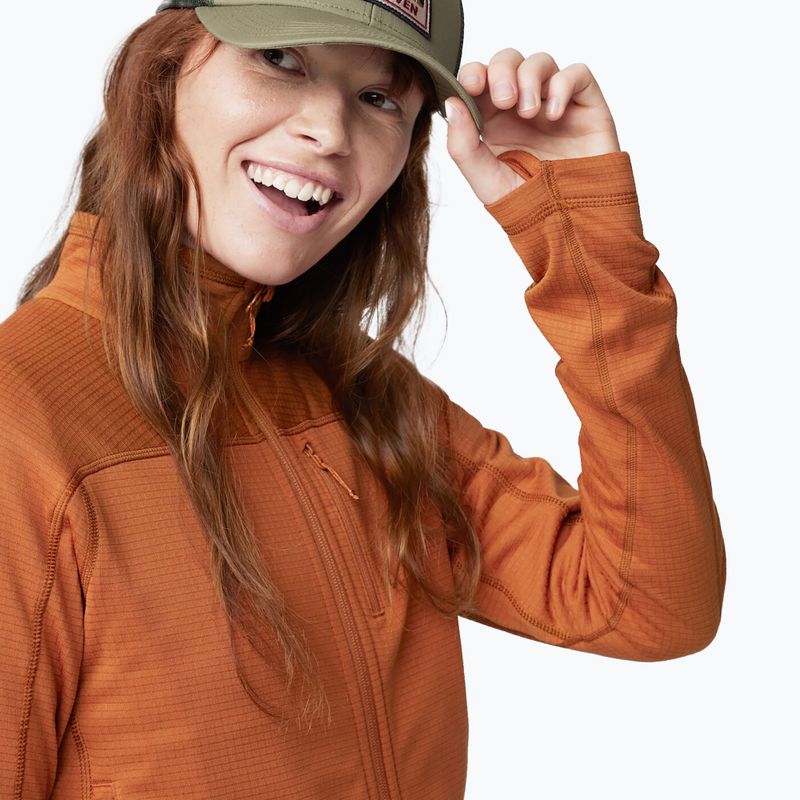 Fjällräven női fleece pulóver Abisko Lite Fleece barna F87142 3