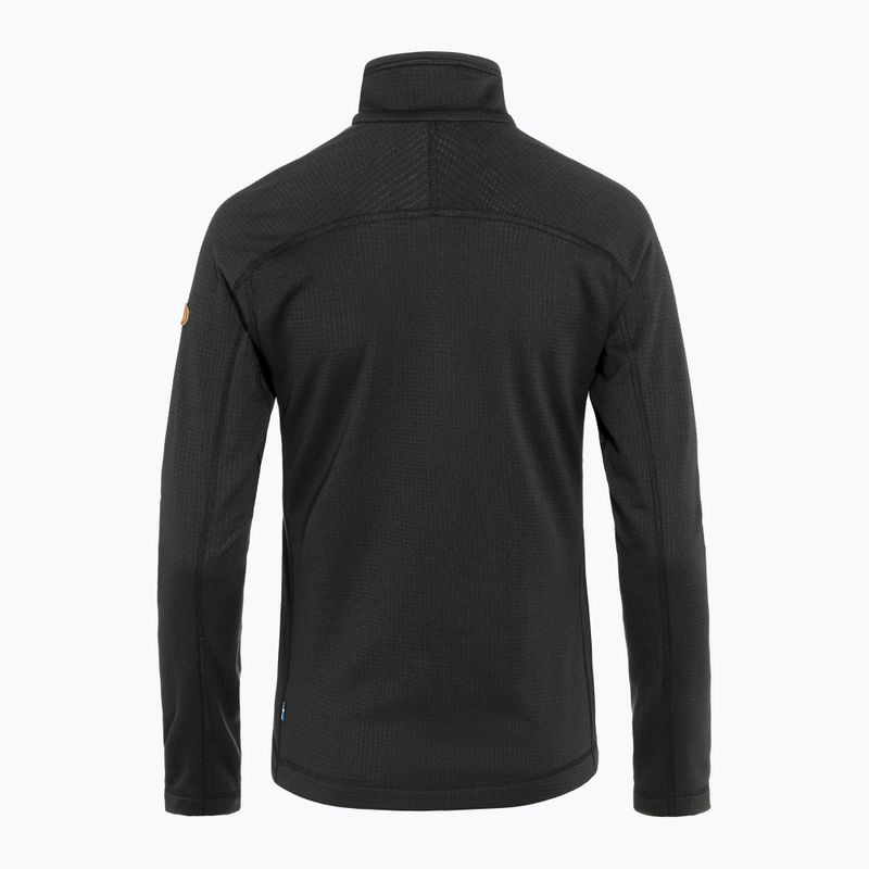 Fjällräven női Abisko Lite Fleece pulóver fekete F87142 2