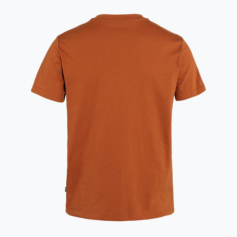 Női trekking póló Fjällräven Logo barna F87146 2