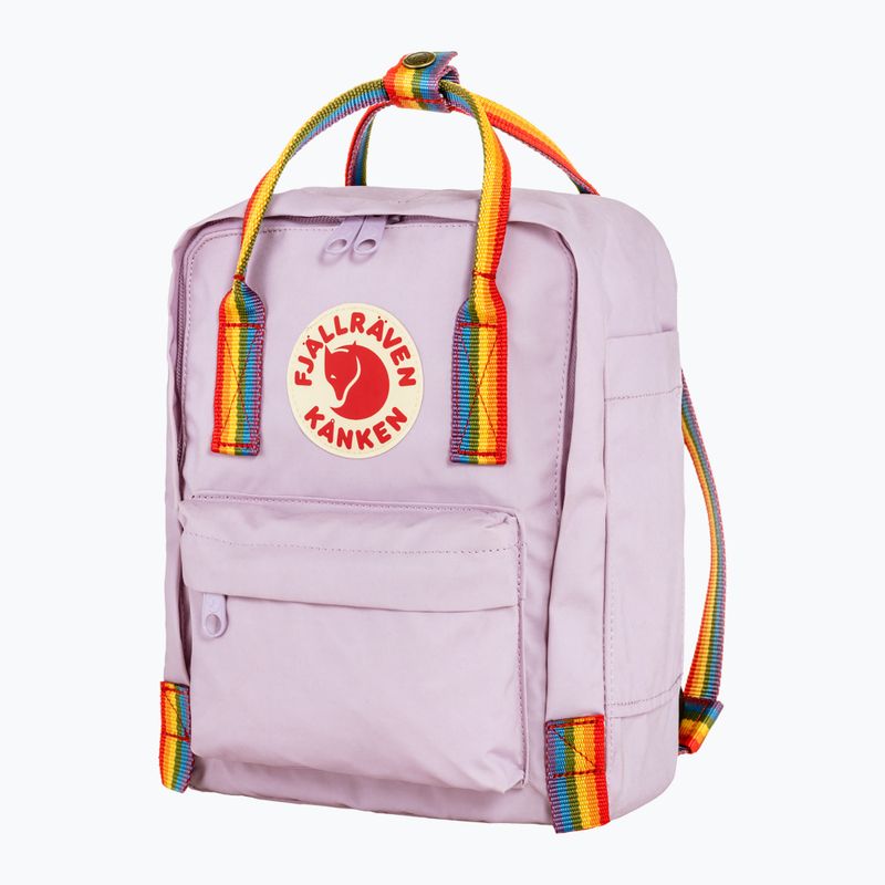 Városi hátizsák Fjällräven Kanken Rainbow Mini 7 l pastel lavender/rainbow pattern 2