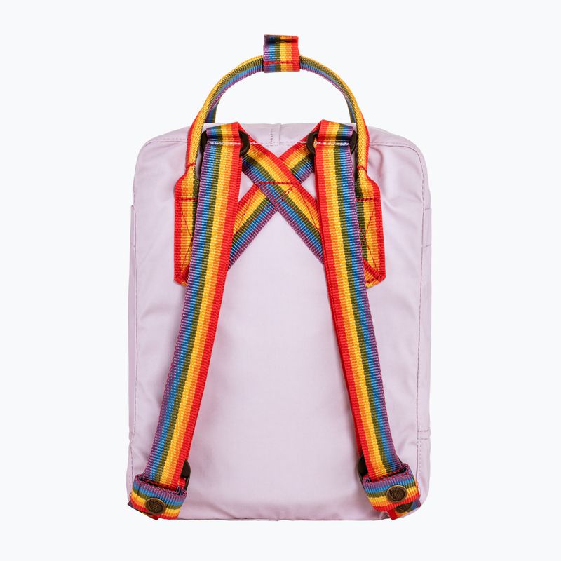 Városi hátizsák Fjällräven Kanken Rainbow Mini 7 l pastel lavender/rainbow pattern 3