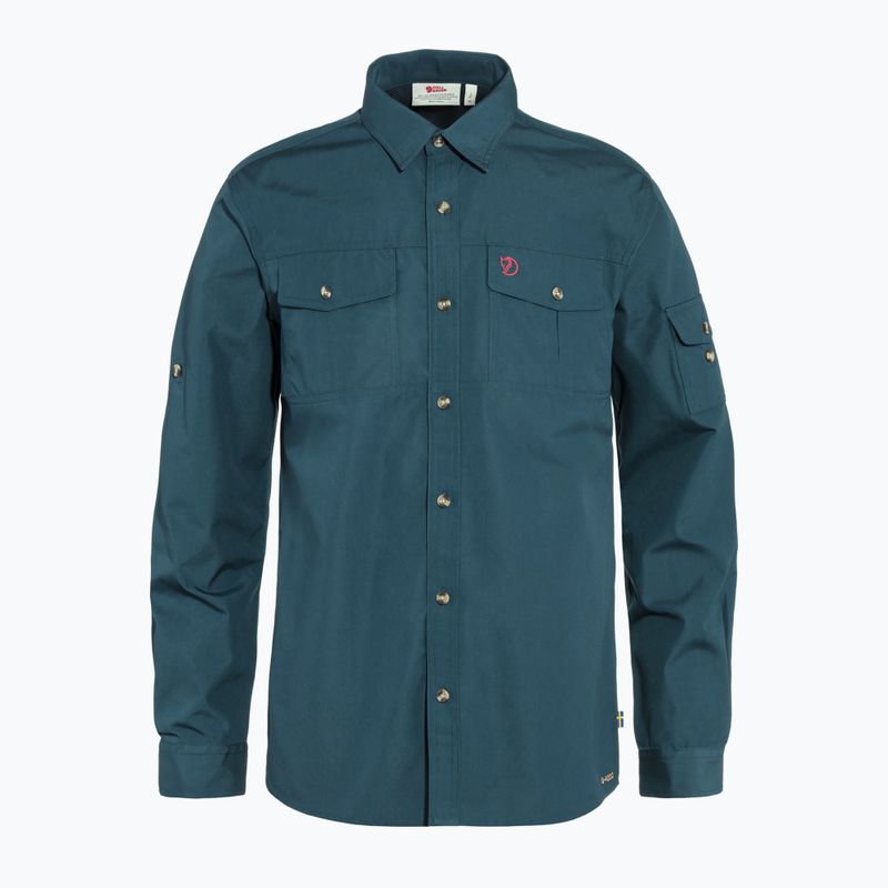 Férfi ing Fjällräven Singi Trekking Shirt mountain blue
