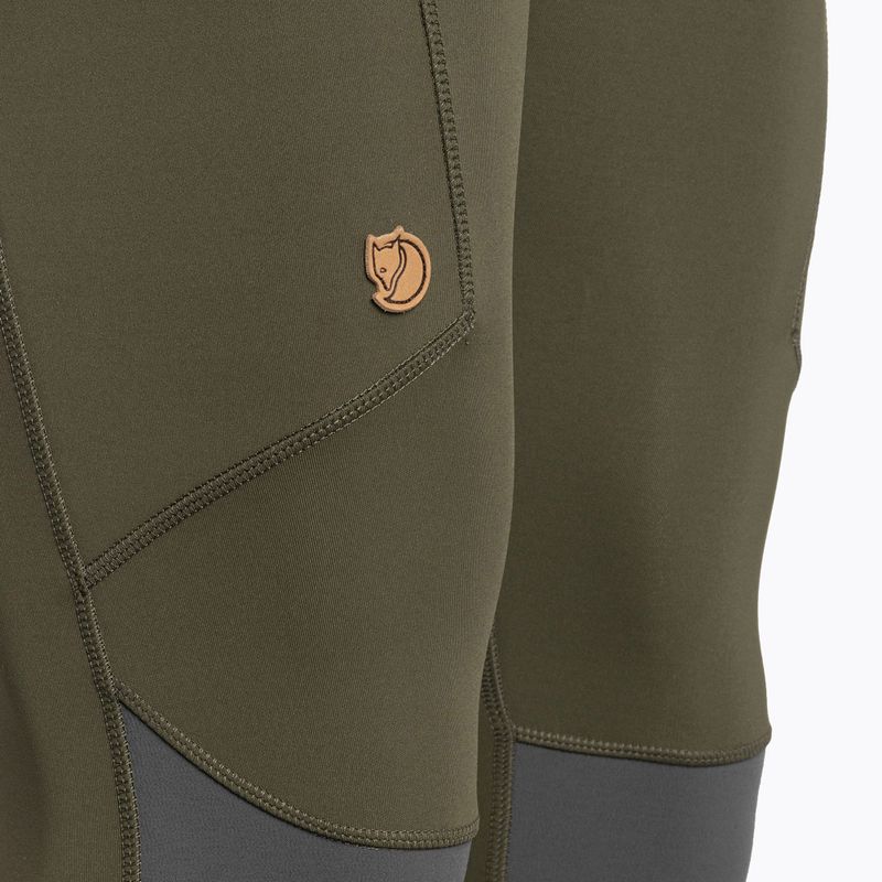 Női trekking nadrág Fjällräven Abisko Trekking Tights Pro deep forest 3