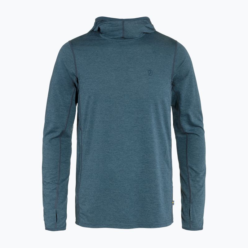 Férfi túrafelső Fjällräven 1960 Abisko Sun Hoodie indigo blue
