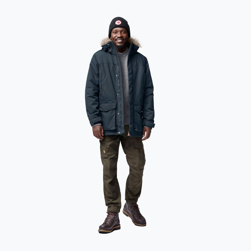 Férfi télikabát Fjällräven Nuuk Lite Parka 555 dark navy sötétnavy 2