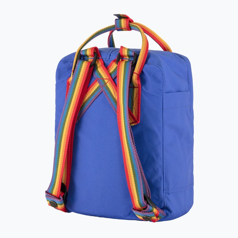 Fjällräven Kanken Rainbow Mini 7 l kobalt kék városi hátizsák 3