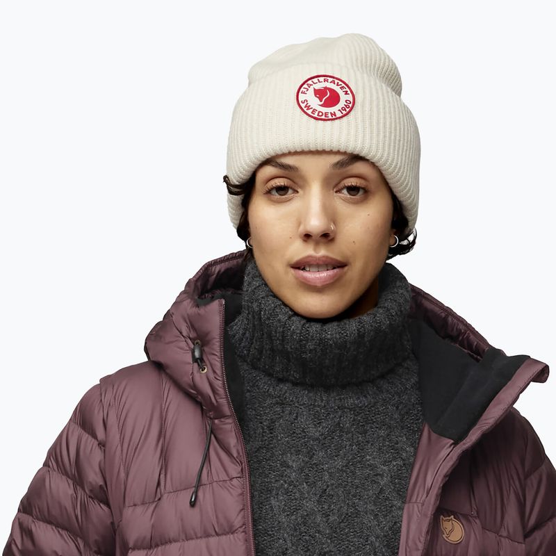 Téli sapka Fjällräven 1960 Logo Hat chalk white 3