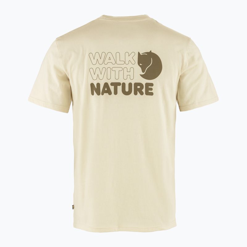 Férfi póló Fjällräven Walk With Nature chalk white 2