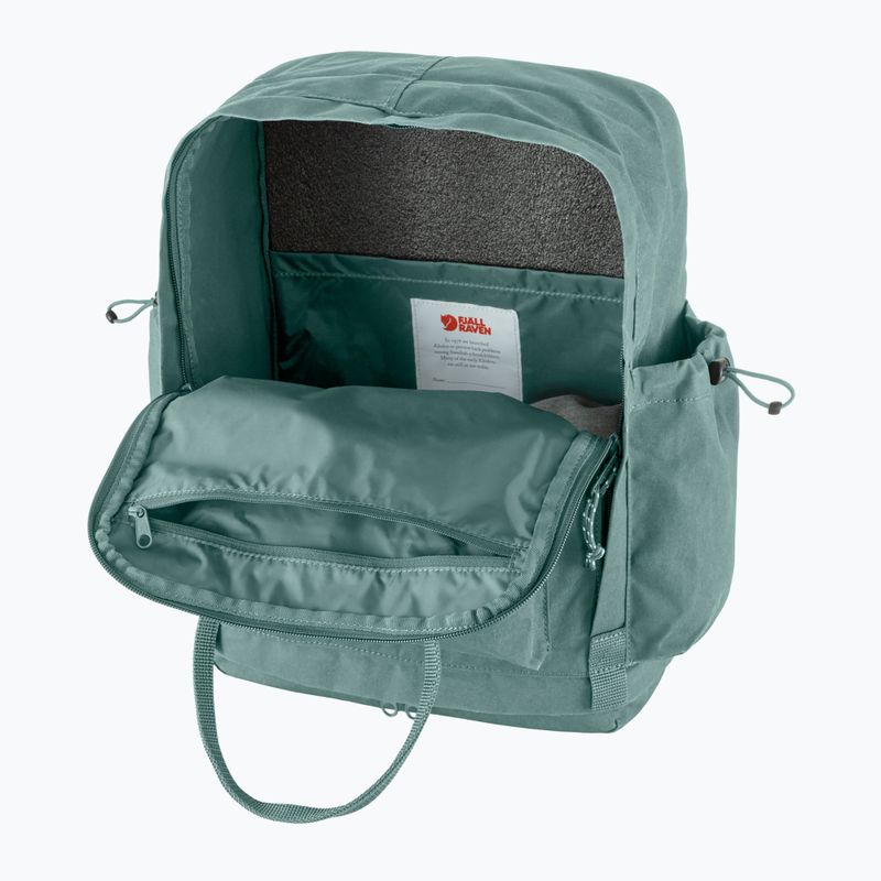 Fjällräven Kånken Outlong 18 l frost green városi hátizsák 4