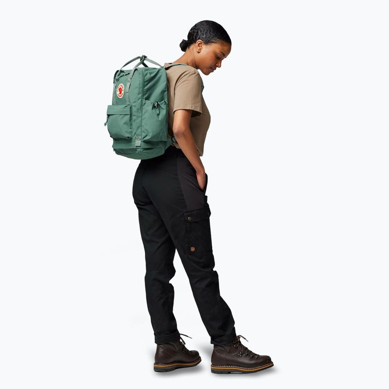 Fjällräven Kånken Outlong 18 l frost green városi hátizsák 7