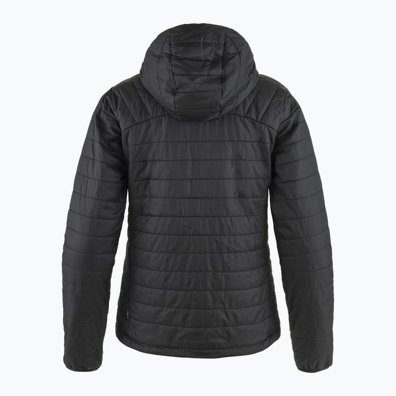 Női pehelypaplan Fjällräven Expedition X-lätt Hoodie fekete 2