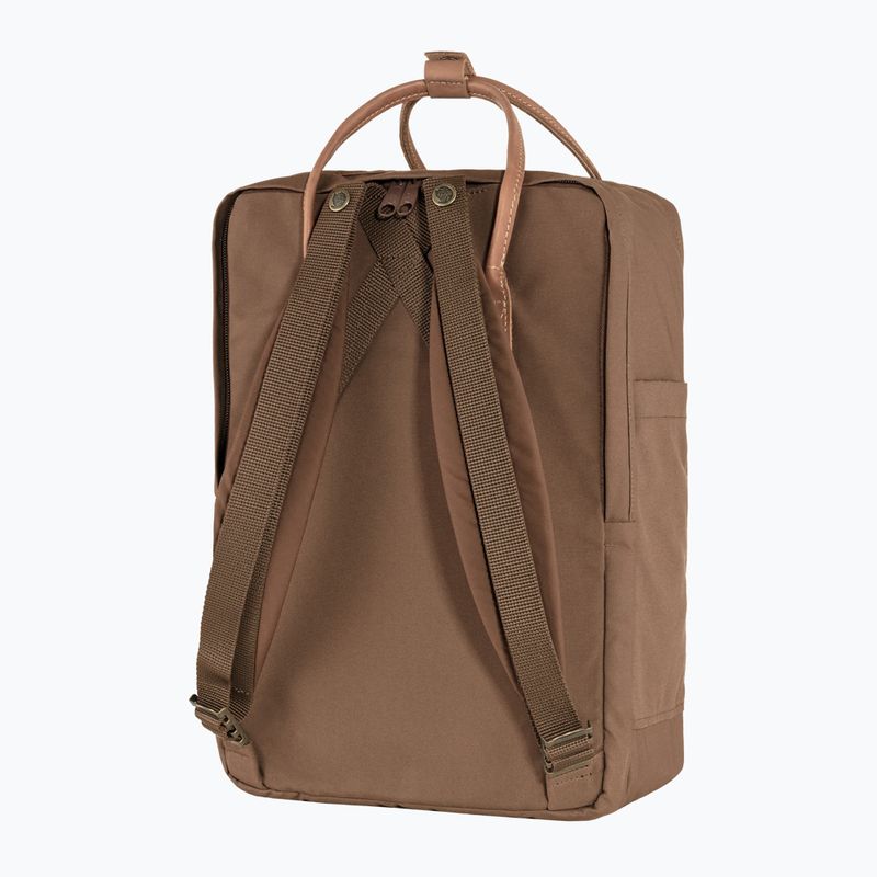 Fjällräven Kanken no. 2 Laptop 15" 18 l mogyoróbarna városi hátizsák 3