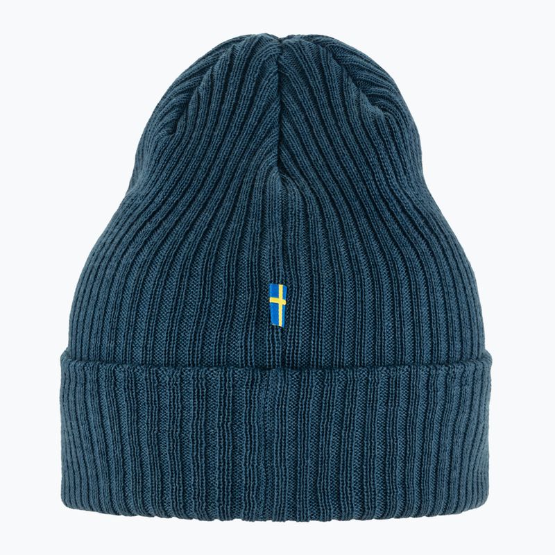 Fjällräven Rib Hat indigó kék téli sapka 3