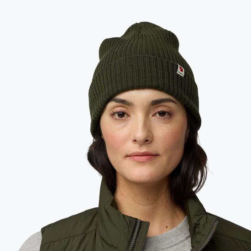Téli sapka Fjällräven Rib Hat deep forest 4