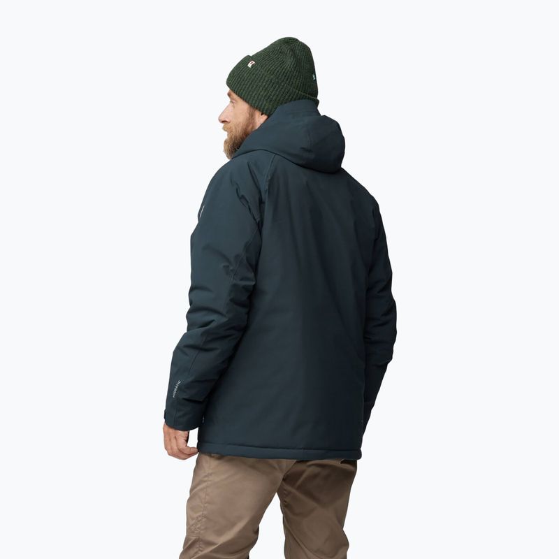 Férfi esőkabát Fjällräven HC Hydratic Padded Trail dark navy 3