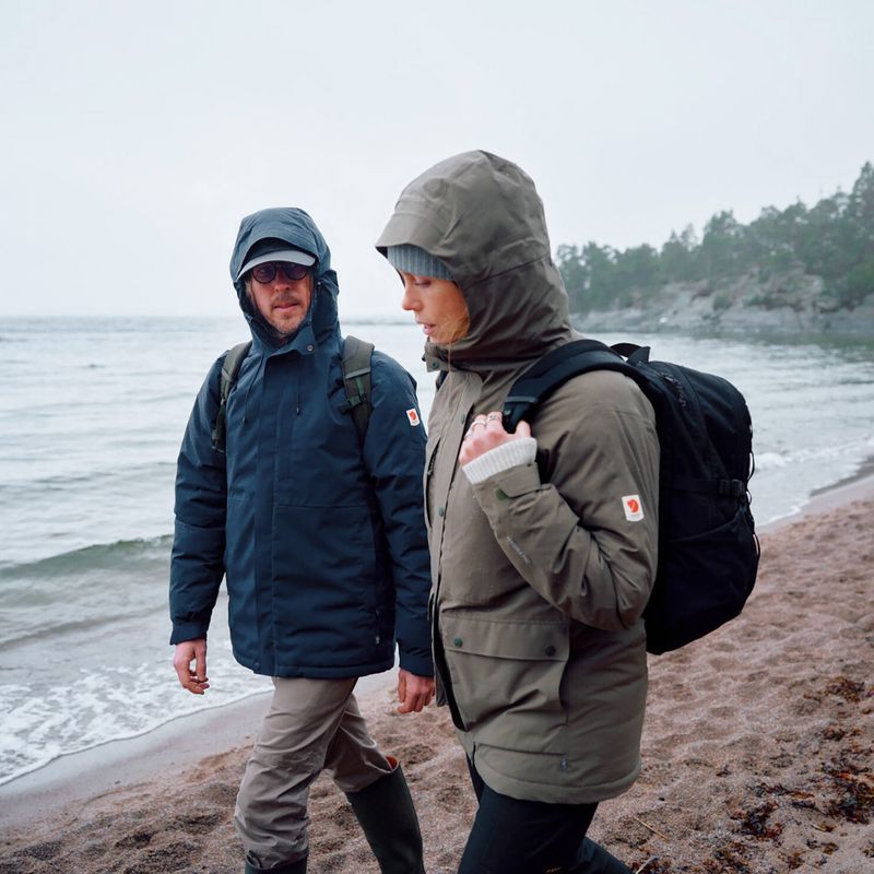 Férfi esőkabát Fjällräven HC Hydratic Padded Trail dark navy 16