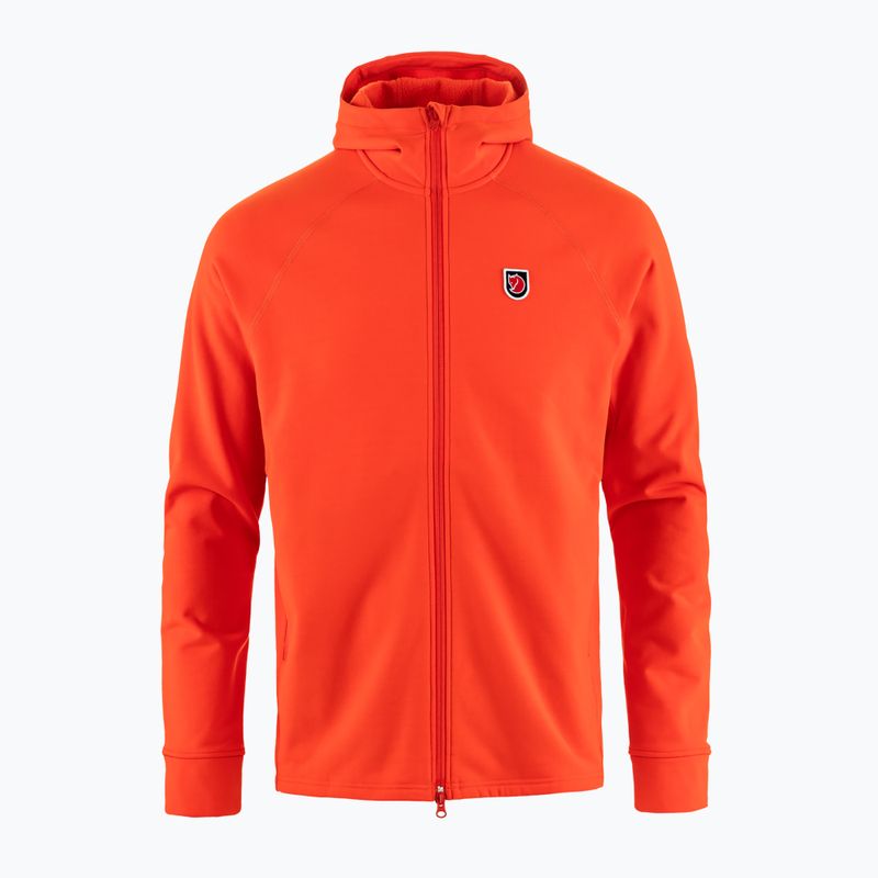 Férfi trekking dzseki Fjällräven Expedition Fleece Hoodie láng narancssárga 11