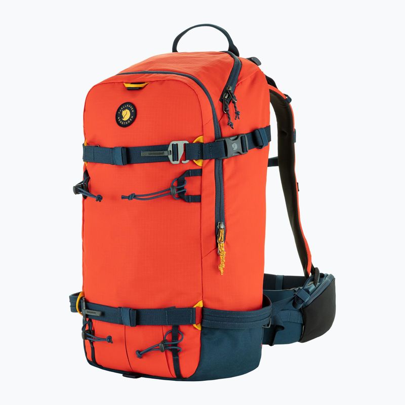 Túrahátizsák Fjällräven Bergtagen Touring 30 l Flame Orange/Mountain Blue 2
