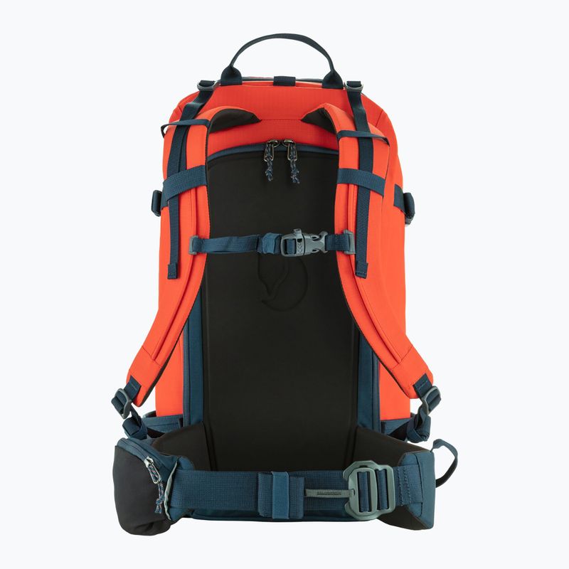 Túrahátizsák Fjällräven Bergtagen Touring 30 l Flame Orange/Mountain Blue 3