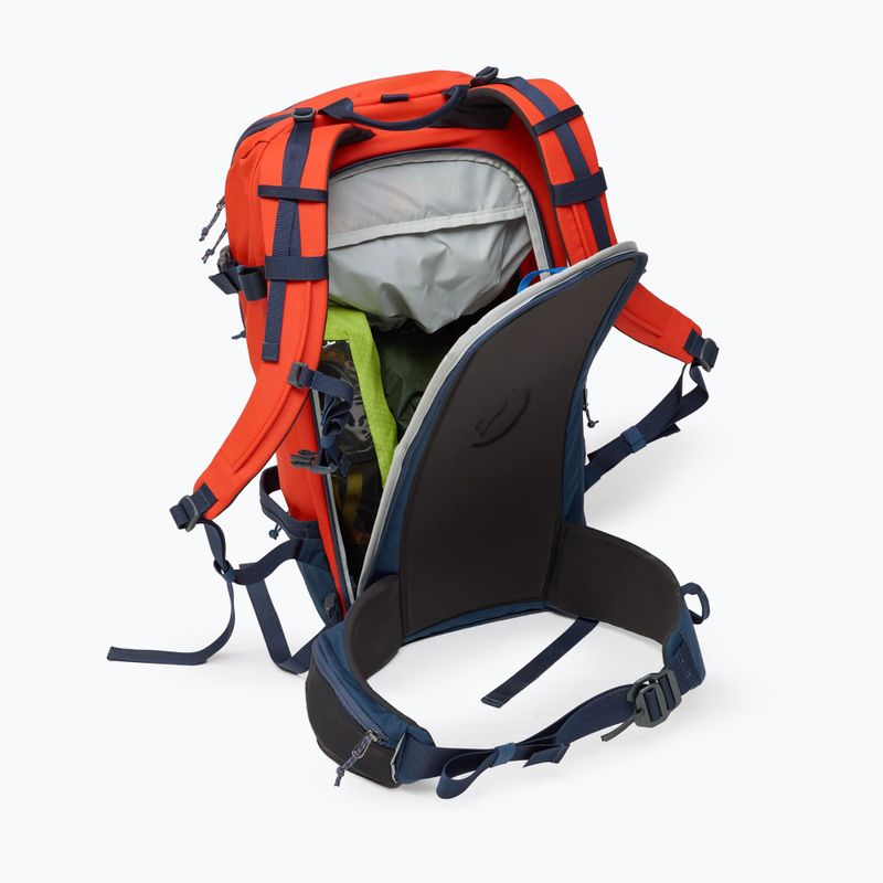 Túrahátizsák Fjällräven Bergtagen Touring 30 l Flame Orange/Mountain Blue 11