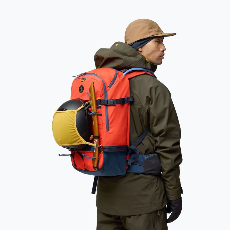 Túrahátizsák Fjällräven Bergtagen Touring 30 l Flame Orange/Mountain Blue 17