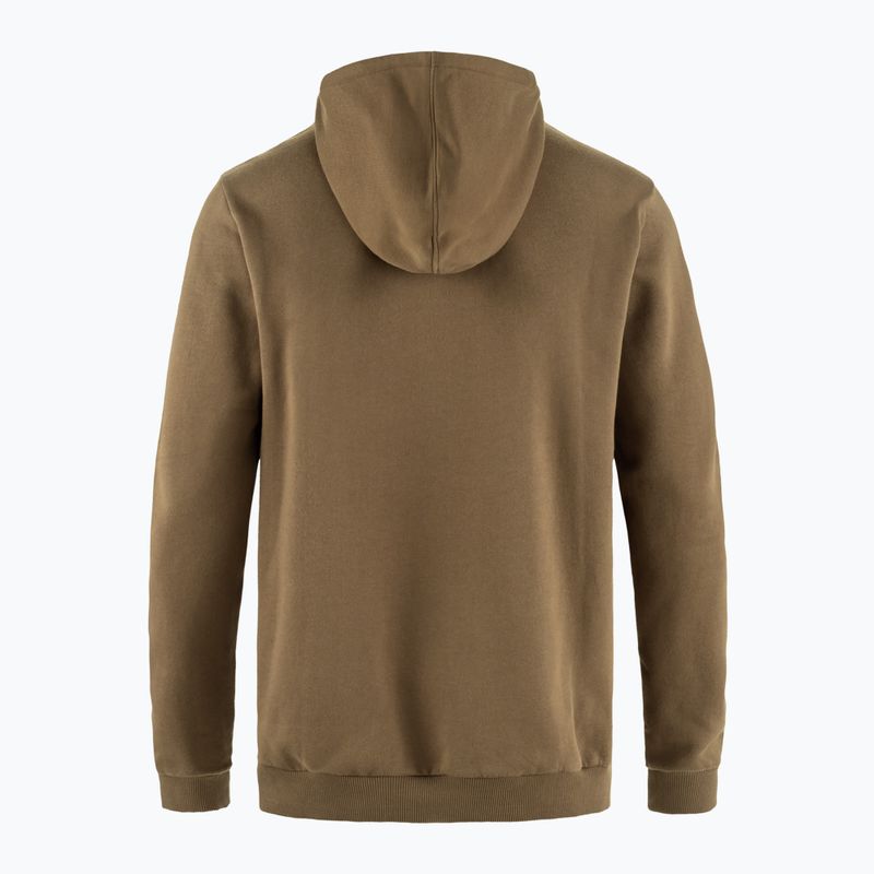 Férfi Fjällräven Logo Hoodie fa barna 2