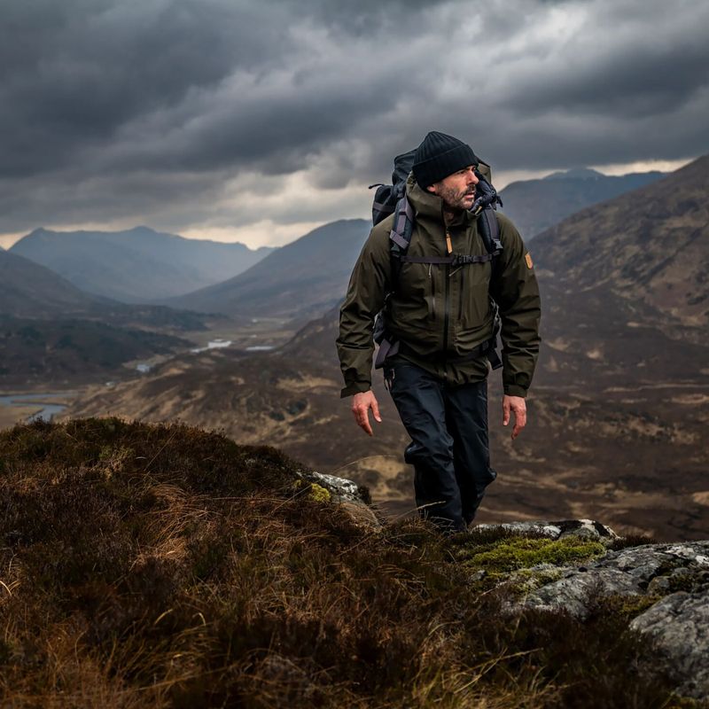 Férfi szélálló dzseki Fjällräven Keb GTX deep forest 3