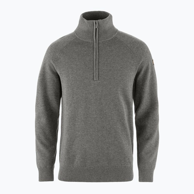 Férfi trekking pulóver Fjällräven Övik Lite Half Zip grey