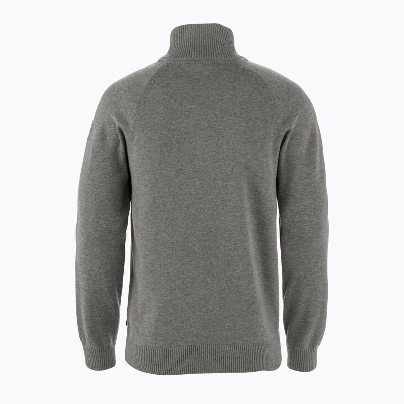 Férfi trekking pulóver Fjällräven Övik Lite Half Zip grey 2