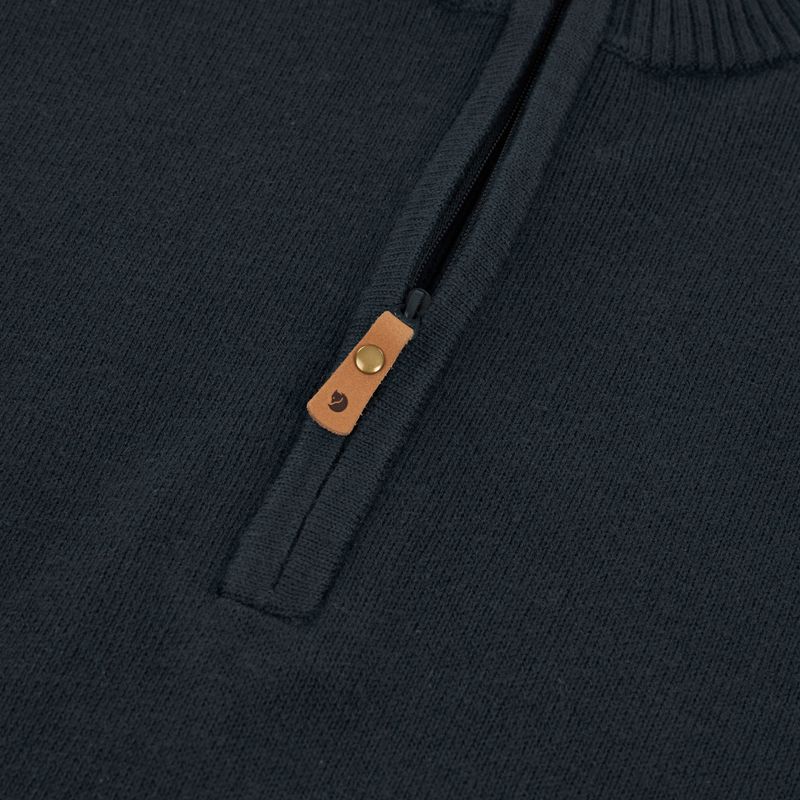 Férfi túrapulóver Fjällräven Övik Lite Half Zip dark navy 3