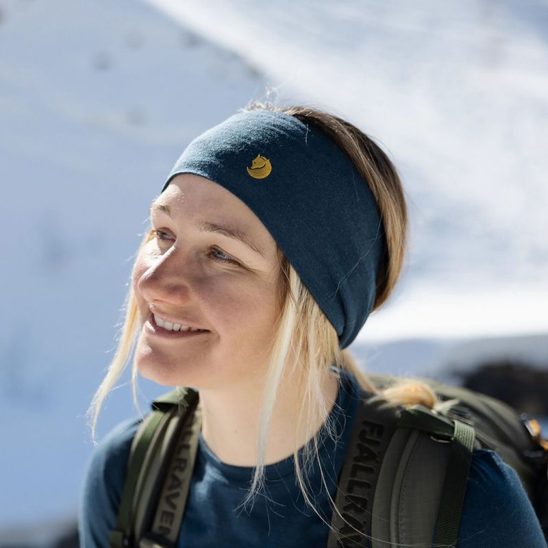 Fejpánt Fjällräven Bergtagen Merino mountain blue 8