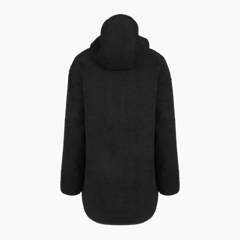 Női pulóver Fjällräven Vardag Pile Fleece Long black 2