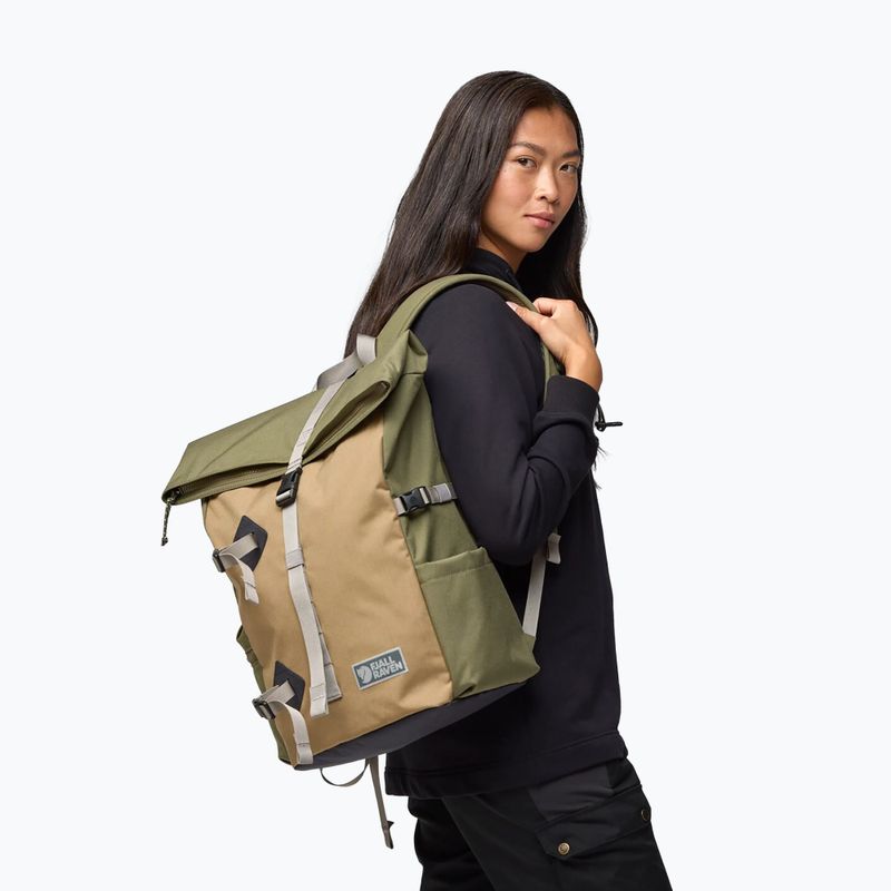 Városi hátizsák Fjällräven Vardag Foldsack 25 l green/clay 11