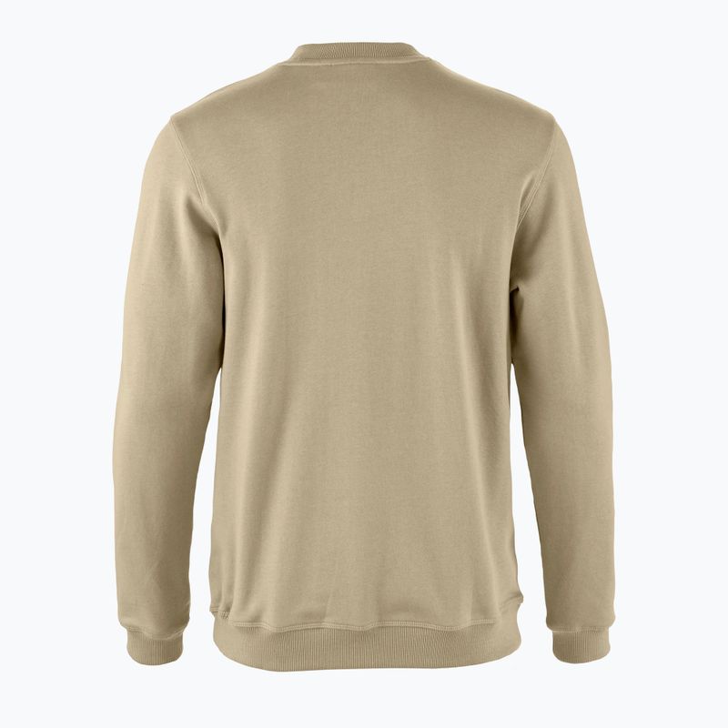 Férfi pulóver Fjällräven 1960 Logo Badge Sweater fossil 2