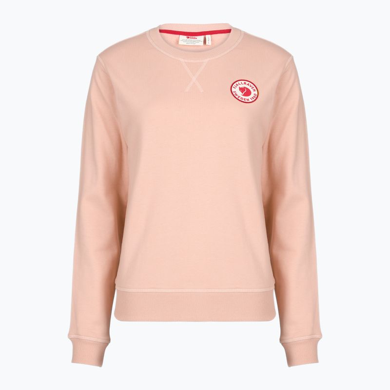Férfi pulóver Fjällräven 1960 Logo Badge Sweater chalk rose