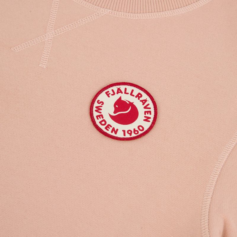 Férfi pulóver Fjällräven 1960 Logo Badge Sweater chalk rose 3