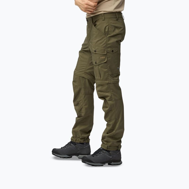 Férfi túranadrág Fjällräven Vidda Pro Lite Zip Off laurel green 5