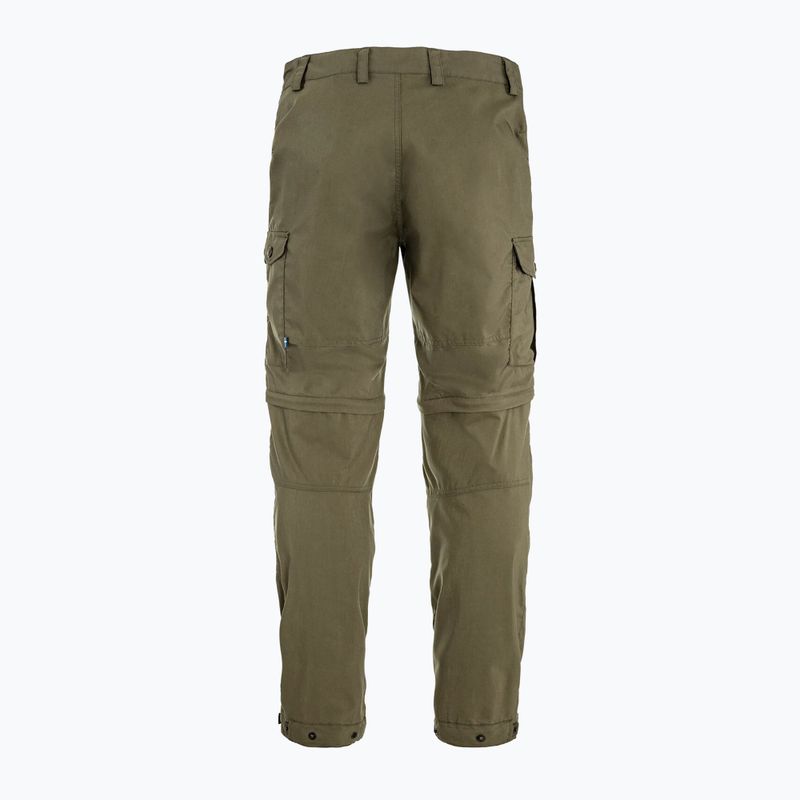 Férfi túranadrág Fjällräven Vidda Pro Lite Zip Off laurel green 15