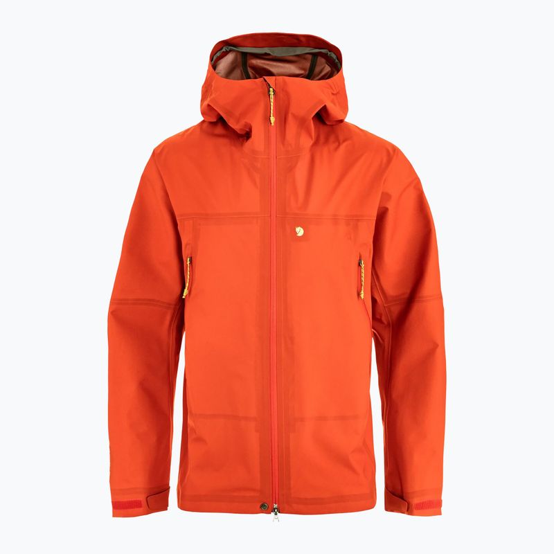 Férfi softshell dzseki Fjällräven Bergtagen GTX Lite flame orange 3