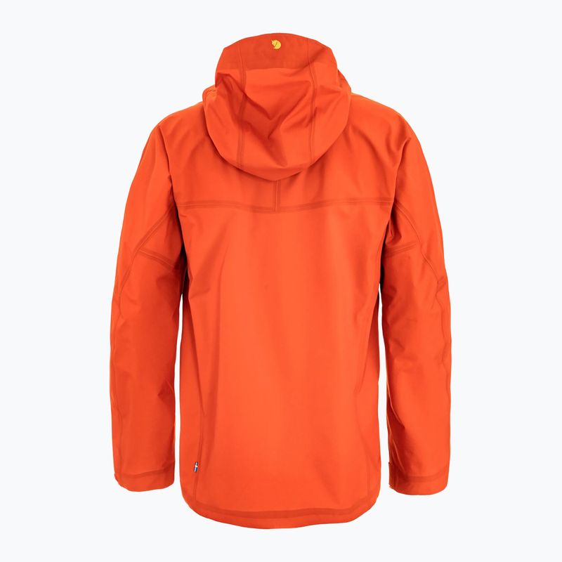 Férfi softshell dzseki Fjällräven Bergtagen GTX Lite flame orange 4