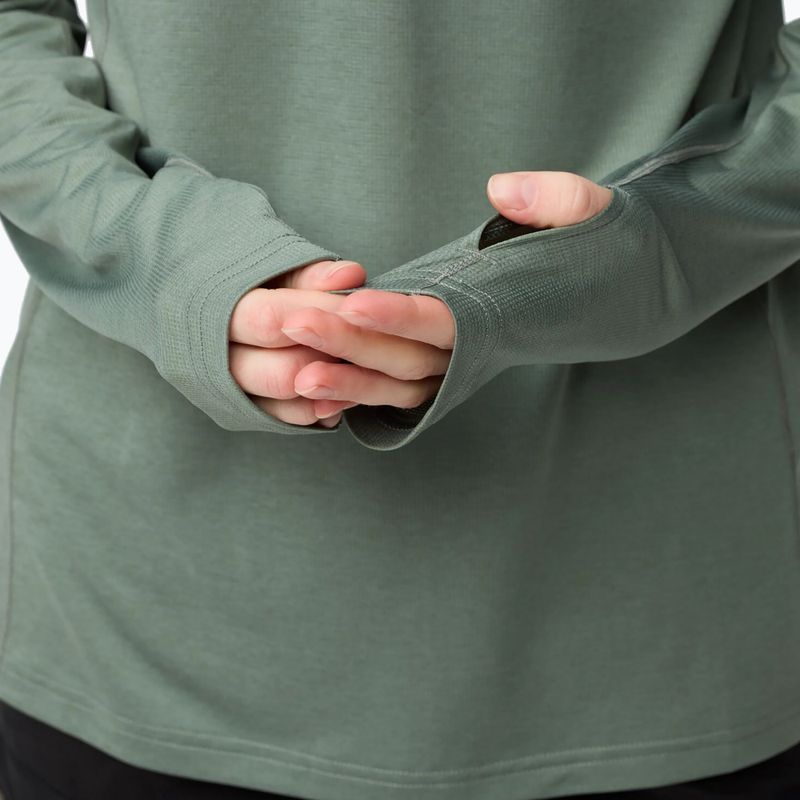 Női trekking pulóver Fjällräven Abisko Day Hike Half Zip patina green 8