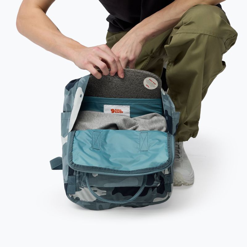 Városi hátizsák Fjällräven Kanken Graphics 16 l nimbus blue/hidden animals 4