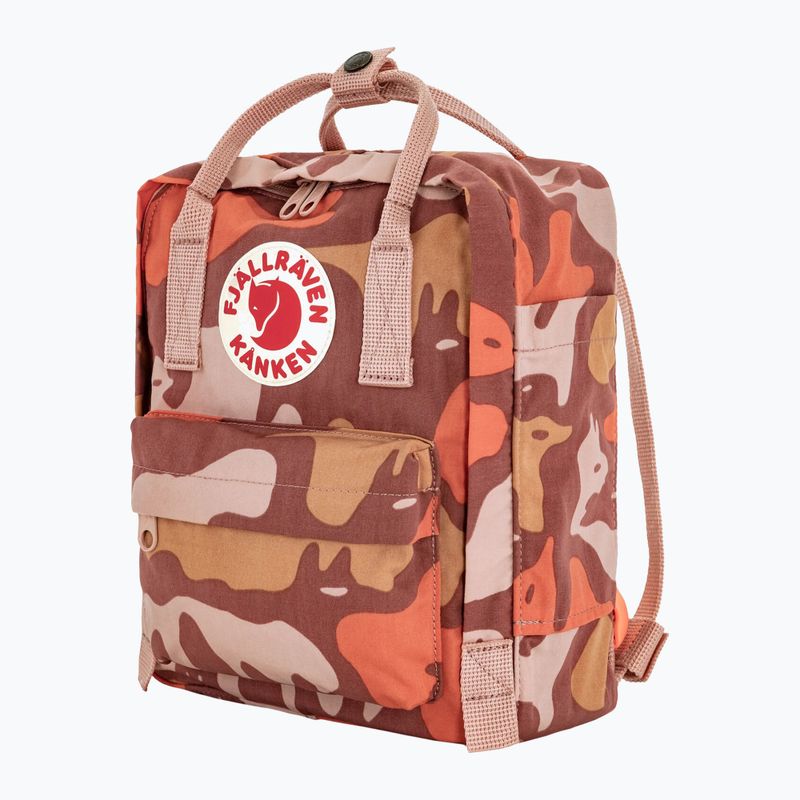 Városi hátizsák Fjällräven Kanken Graphics Mini 7 l chalkrose/hidden animals 2